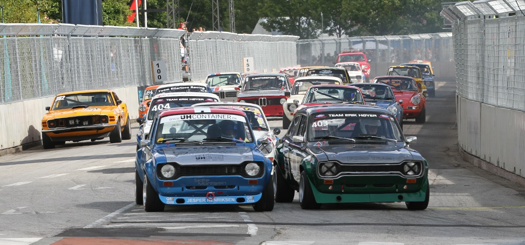 De historiske biler har lige akkurat nået at få pusten tilbage efter CHGP, inden det går løs til Grand Prix Danmark.
(Foto: Motorsporten.dk)
